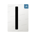 Nanofilm for Italy (Moto) license plates - Symbol "I"