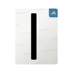 Nanofilm for Italy (Moto) license plates - Symbol "I"
