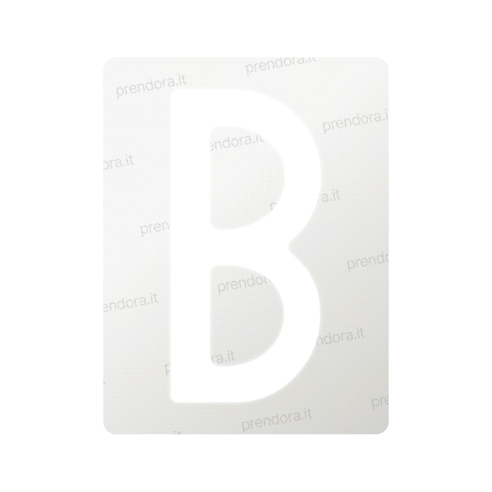 Nanofilm for Italy (Front) license plates - Symbol "B"