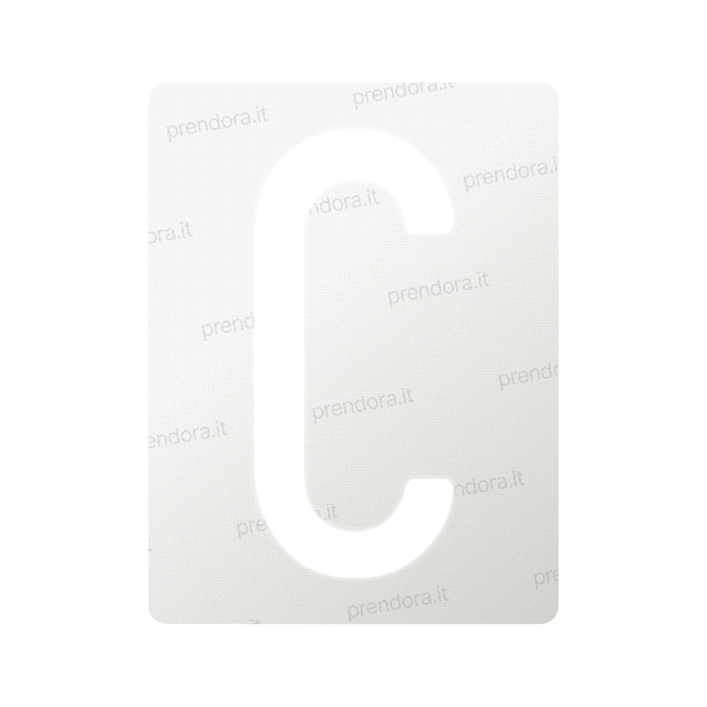 Nanofilm for Italy (Front) license plates - Symbol "C"