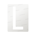 Nanofilm for Italy (Front) license plates - Symbol "L"