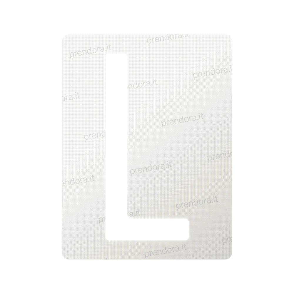 Nanofilm for Italy (Front) license plates - Symbol "L"