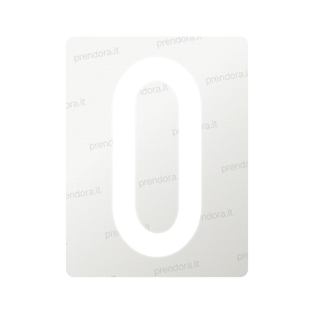 Nanofilm for Italy (Front) license plates - Symbol "O"