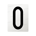 Nanofilm for Italy (Front) license plates - Symbol "O"