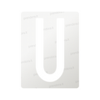 Nanofilm for Italy (Front) license plates - Symbol "U"