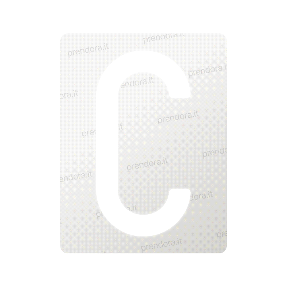 Nanofilm for Italy (Rear) license plates - Symbol "C"