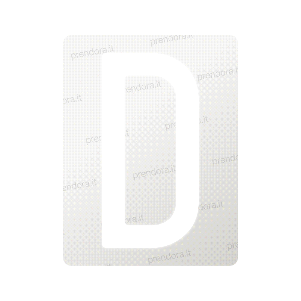 Nanofilm for Italy (Rear) license plates - Symbol "D"