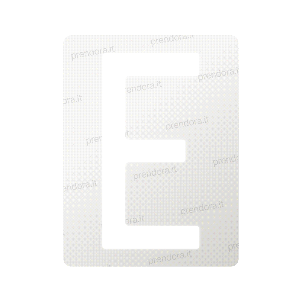 Nanofilm for Italy (Rear) license plates - Symbol "E"