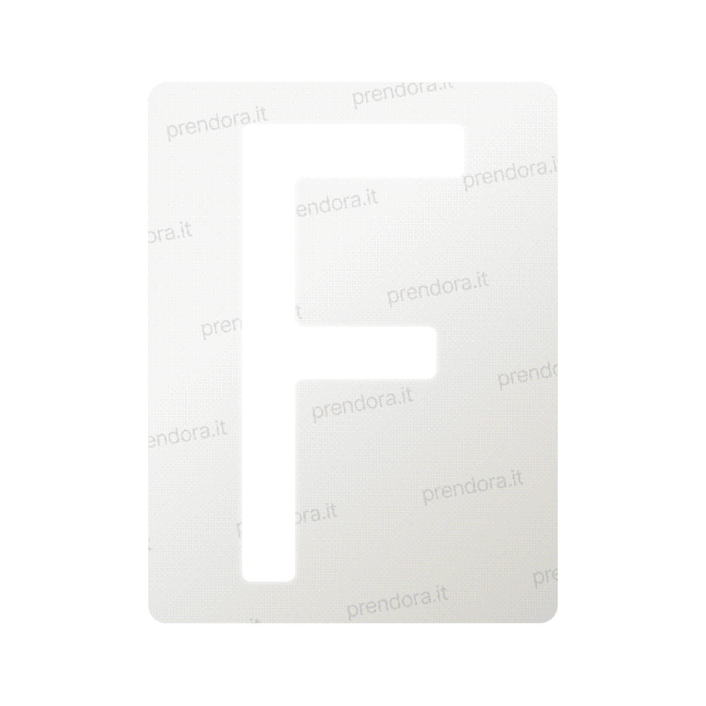 Nanofilm for Italy (Rear) license plates - Symbol "F"