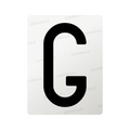 Nanofilm for Italy (Rear) license plates - Symbol "G"