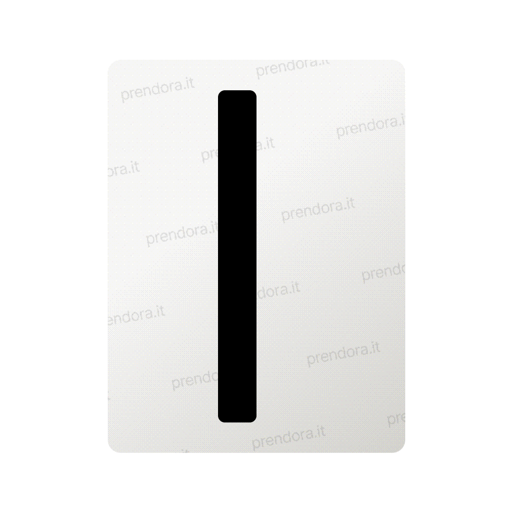 Nanofilm for Italy (Rear) license plates - Symbol "I"