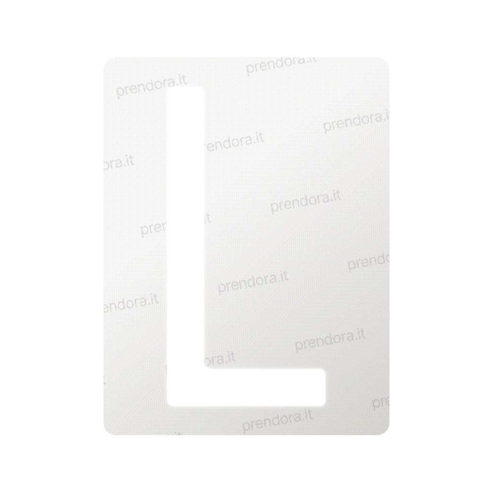 Nanofilm for Italy (Rear) license plates - Symbol "L"